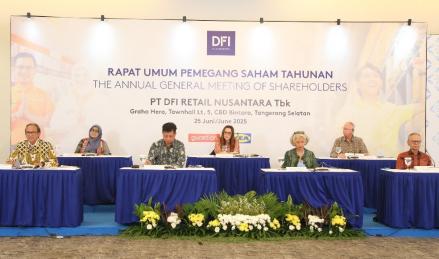 Rapat umum pemegang saham tahunan (RUPST) pada Rabu (25/6/2025) lalu memutuskan perombakan jajaran PT DFI Retail Nusantara Tbk (HERO). (Foto: Ist.)