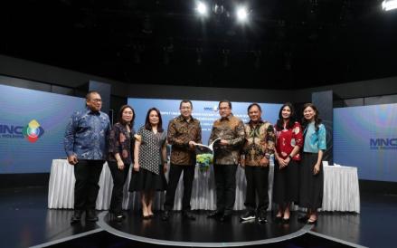 PT MNC Asia Holding Tbk (BHIT) mencatatkan kinerja keuangan yang solid sepanjang 2024. (Foto: iNews Media/Aziz Indra)