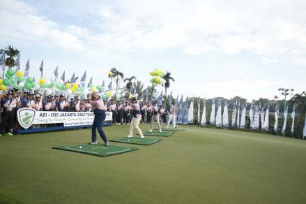 AEI dan ISEI Jakarta Gelar Turnamen Golf untuk Perkuat Sinergi Melalui Olahraga. (Foto: Tangguh/Inews Media Group)