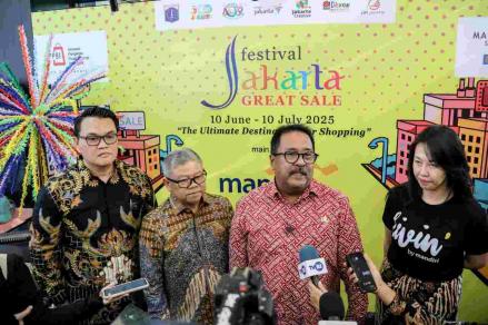 Transaksi Festival Jakarta Great Sale (FJGS) 2025 Tembus Rp15,9 Triliun  (FOTO:Dok Refi/iNews Media Group)
