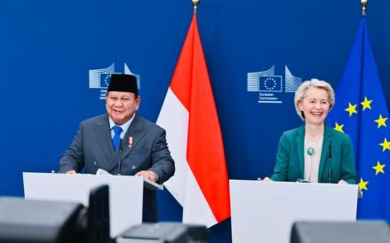 Indonesia dan Uni Eropa telah menuntaskan negosiasi Indonesia-European Union Comprehensive Economic Partnership Agreement (IEU-CEPA). (Foto: Dok. Setkab)