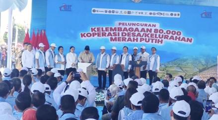 Prabowo Resmikan 80 Ribu Koperasi Merah Putih (FOTO:Dok Dessy V)