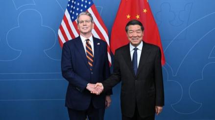 AS-China Gelar Negosiasi Dagang di Swedia, Bidik Perpanjangan Jeda Tarif. (Foto: Xinhua)