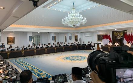 Rapat Paripurna 10 Bulan Pemerintahan, Prabowo: Kita Berada di Azimut Kompas yang Benar (Foto: Binti Mufarida/iNews Media Group)