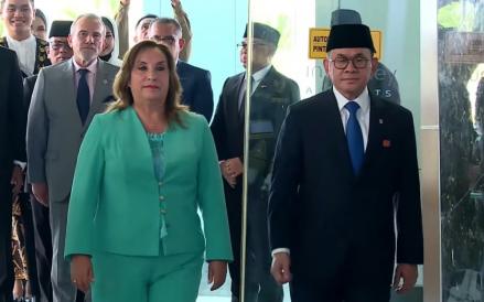 Presiden Peru Tiba di Indonesia, Dijadwalkan Bertemu Prabowo Besok Senin (Biro Setpres)