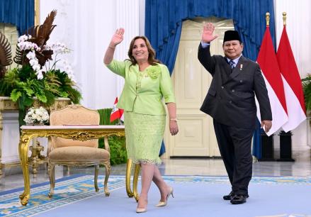 Prabowo Minta Dukungan Peru untuk Keanggotaan Indonesia di OECD. (Foto Istimewa/Setpres)