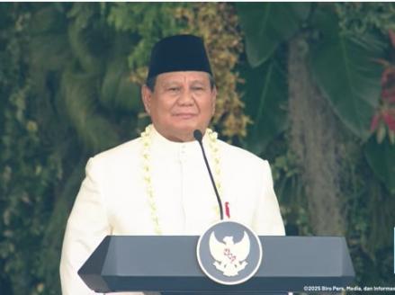 Prabowo Bakal Lepas Karnaval HUT ke-80 RI di Monas Malam Ini. (Foto: BPMI Setpres)