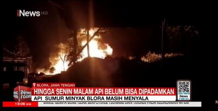 Kebakaran Sumur Minyak Ilegal di Blora Belum Padam, Tiga Orang Tewas. (Foto: Inews Media Group)