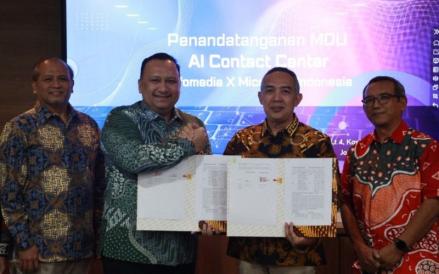 PT Infomedia Nusantara (Infomedia), anak usaha PT Telkom Indonesia (Persero) Tbk (TLKM) menggandeng mitra global, Microsoft. (Foto: Dok. Infomedia)