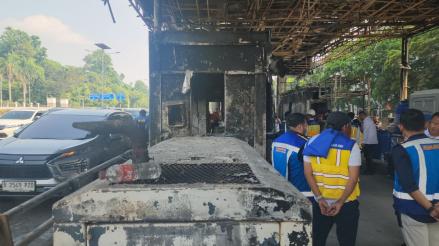 Tujuh GT Dalam Kota Rusak Imbas Demo Ditargetkan Beroperasi Penuh 7 September 2025. (Foto Iqbal Dwi/IMG)