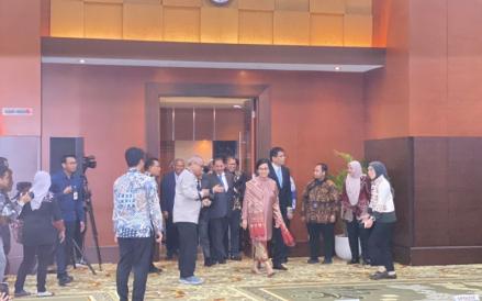 Sri Mulyani Indrawati resmi meletakkan jabatannya sebagai Menteri Keuangan. (Foto: iNews Media/Anggie Ariesta)