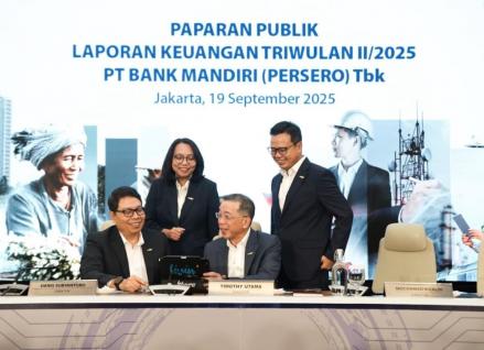 Bank Mandiri (BMRI) Cetak Laba Bersih Rp24,5 Triliun di Semester I-2025. Foto: dok. Bank Mandiri.
