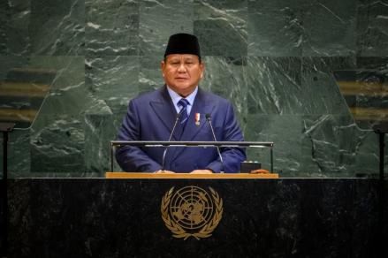 Prabowo Ungkap Rencana Pembangunan Giant Sea Wall saat Pidato di Sidang Umum PBB. (Foto: Biro Pers Setpres)