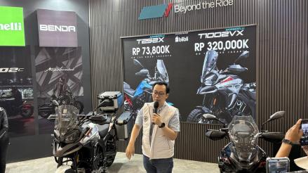 Morbidelli Luncurkan Dua Motor Adventure di IMOS 2025, Harganya Mulai Rp69 Jutaan. (Foto Fadli R/IMG)