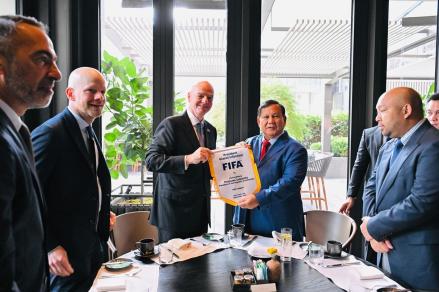 Bertemu Prabowo di New York, Presiden FIFA Harap Kolaborasi dengan Sepak Bola RI Berlanjut. (Foto Istimewa)