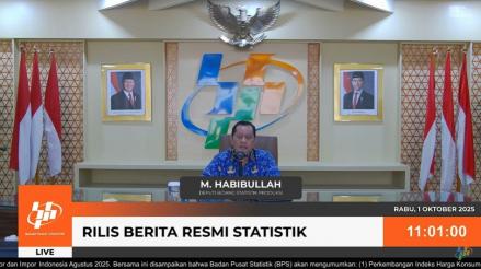 BPS: Harga Komoditas Pertanian dan Logam Mulia Naik, Energi Melemah pada Agustus 2025. (Foto Tangkapan Layar YouTube)