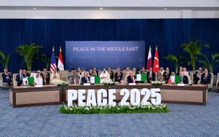 Presiden Prabowo Saksikan Penandatanganan Perjanjian Perdamaian Gaza (Foto: Biro Setpres)