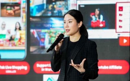 CEO iNews Media Group, Angela Tanoesoedibjo menilai, transformasi digital di Indonesia menuntut kolaborasi lintas-sektor. (Foto: iNews Media/Aldhi Chandra)