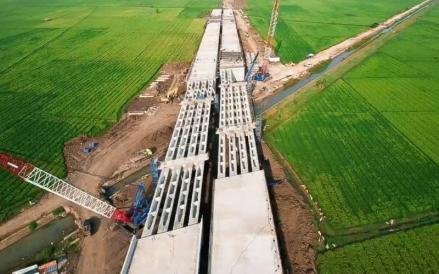 PT Waskita Beton Precast Tbk (WSBP) menyelesaikan suplai beton precast untuk Jalan Tol Akses Patimban Paket 2 yang masuk dalam daftar PSN. (Foto: Dok. WSBP)
