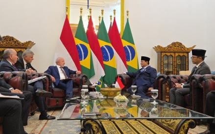 Temui Presiden Lula, Prabowo: Indonesia-Brasil Miliki Banyak Kesamaan (Biro Setpres)