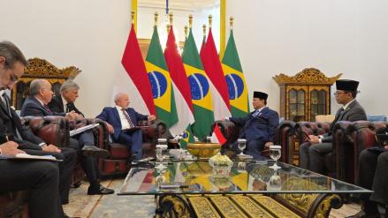 Bertemu Prabowo, Presiden Brasil Harapkan Perjanjian Dagang Baru dengan Indonesia. (Foto: Dok. BPMI Setpres)