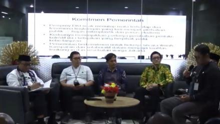 Pemprov DKI Jakarta Gandeng BRIN Atas Fenomena Hujan Mengandung Mikroplastik. (Foto: Dok. Pemprov DKI Jakarta)