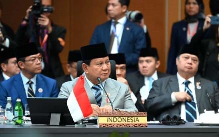 Prabowo menegaskan komitmen Indonesia untuk mendorong langkah nyata ASEAN dalam menyelesaikan berbagai krisis di kawasan. (Foto: Dok. Setneg)