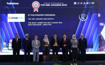 Pos Properti Sabet TOP GRC Awards Bintang 4 dan The Most Committed GRC Leader 2026