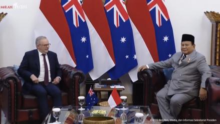 Prabowo Bertemu PM Australia di Istana, Bakal Kerja Sama Pendidikan hingga Ekonomi (FOTO:iNews Media Group)