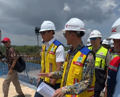 Menko AHY Targetkan Jembatan Tol Musi V Dapat Beroperasi Sebelum Mudik 2026. (Foto: Instagram/AHY)