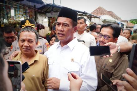 Sidak ke Pasar Kebayoran, Mentan Terima Laporan Sejumlah Harga Pangan Naik