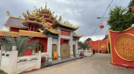 Mengenal Sejarah Masjid Tjia Kaang Hoo yang Berarsitektur China di Pasar Rebo. (Foto: MNC Media)
