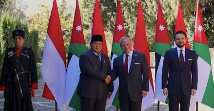 Prabowo dan Raja Yordania Tegaskan Komitmen Solusi Dua Negara untuk Perdamaian Palestina (FOTO:Dok BPMI Setpres)