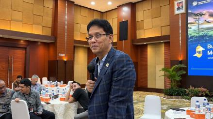 Respons Rating Fitch, Purbaya Bakal ke Luar Negeri untuk Beberkan Arah Kebijakan Fiskal RI. (Foto: Anggie Ariesta/iNews Media Group)