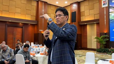 Purbaya Pertimbangkan Naikkan Harga BBM Bersubsidi Demi Jaga Defisit APBN. (Foto: Anggie Ariesta/iNews Media Group)