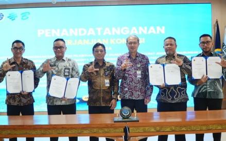 Kementerian Perhubungan (Kemenhub) memberikan konsesi dua pelabuhan kepada swasta, yakni Pelabuhan Muara Sabak dan Pelabuhan Sangatta. (Foto: Ist)
