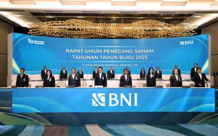 PT Bank Negara Indonesia (Persero) Tbk BBNI) menyetujui pembagian dividen tunai sebesar Rp13,03 triliun untuk tahun buku 2025. (Foto: Ist)