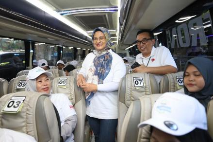 Mudik Nyaman Bersama BUMN dan Danantara 2026: TelkomGroup Lepas Ribuan Pemudik ke Kampung Halaman (FOTO:Dok TLKM)