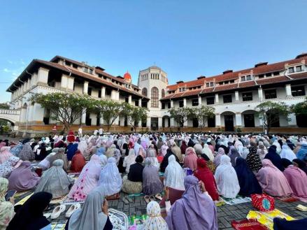 Kali Kedua, Lawang Sewu Kembali Dijadikan Lokasi Salat Idulfitri 2026. (Foto Istimewa)