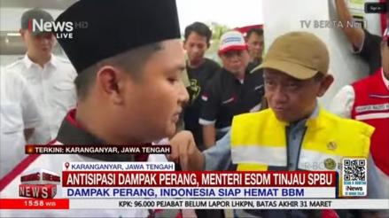 Tinjau Stok BBM di Sejumlah SPBU Jateng, Bahlil: Insyaallah Doa ya, Jangan Naik