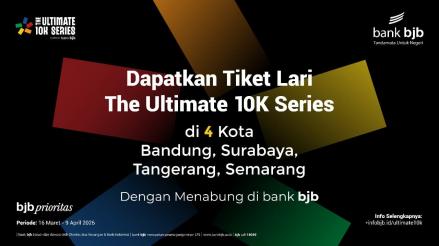 bank bjb Hadirkan Promo Bundling Ultimate 10K, Cara Mudah Dapat Tiket Lari Sambil Menabung. (Foto: Doc. bank bjb)