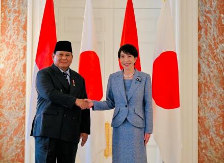 Disambut Upacara Resmi, Prabowo Bertemu PM Jepang Sanae Takaichi di Istana Akasaka. Foto: Biro Setpres.