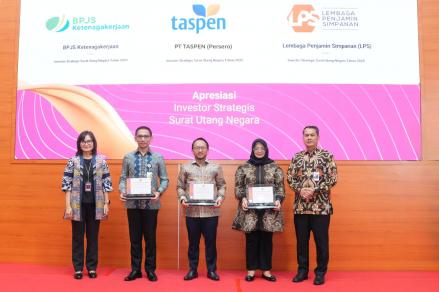 TASPEN Raih Penghargaan sebagai Investor Strategis Surat Utang Negara Tahun 2025
