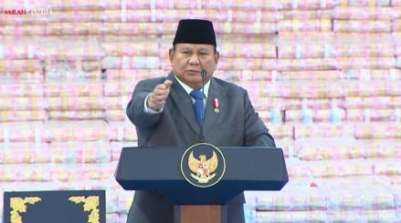 Selamatkan Uang Negara, Presiden Prabowo Sampaikan Hormat kepada Satgas PKH. (Foto: MNC Media)