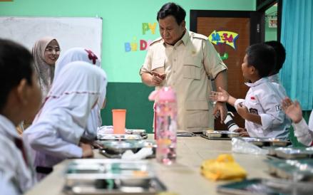 Berkat MBG, 74,1 Persen Publik Puas dengan Kinerja Prabowo-Gibran