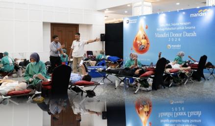 Berbagi Kebaikan, Mandiri (BMRI) Gelar Donor Darah Massal bagi 2.800 Pendonor (FOTO:Dok BMRI)
