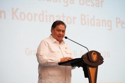 ADB dan FTSE Beri Sinyal Positif untuk RI, Airlangga: Bukti Kepercayaan Pelaku Pasar Global. Foto: iNews Media Group.