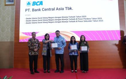 BCA (BBCA) Raih Penghargaan SUN dari Kementerian Keuangan