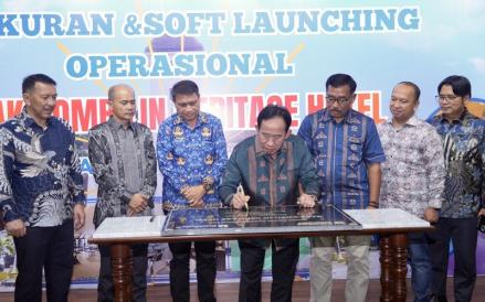 PTBA meresmikan SAKA Ombilin Heritage Hotel di kawasan Ombilin Coal Mining Heritage of Sawahlunto, Sumatera Barat. (Foto: Ist)