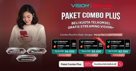 Streaming Kini Lebih Hemat, Kolaborasi Telkomsel dan Vision+ Tawarkan Harga Ramah Kantong. (Foto: Doc VIsion+)